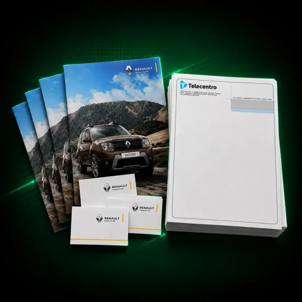 papeleria comercial membretes carpetas tarjetas